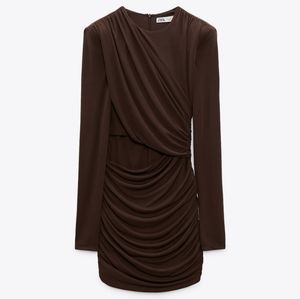 Zara | Mini Dress, Chocolate